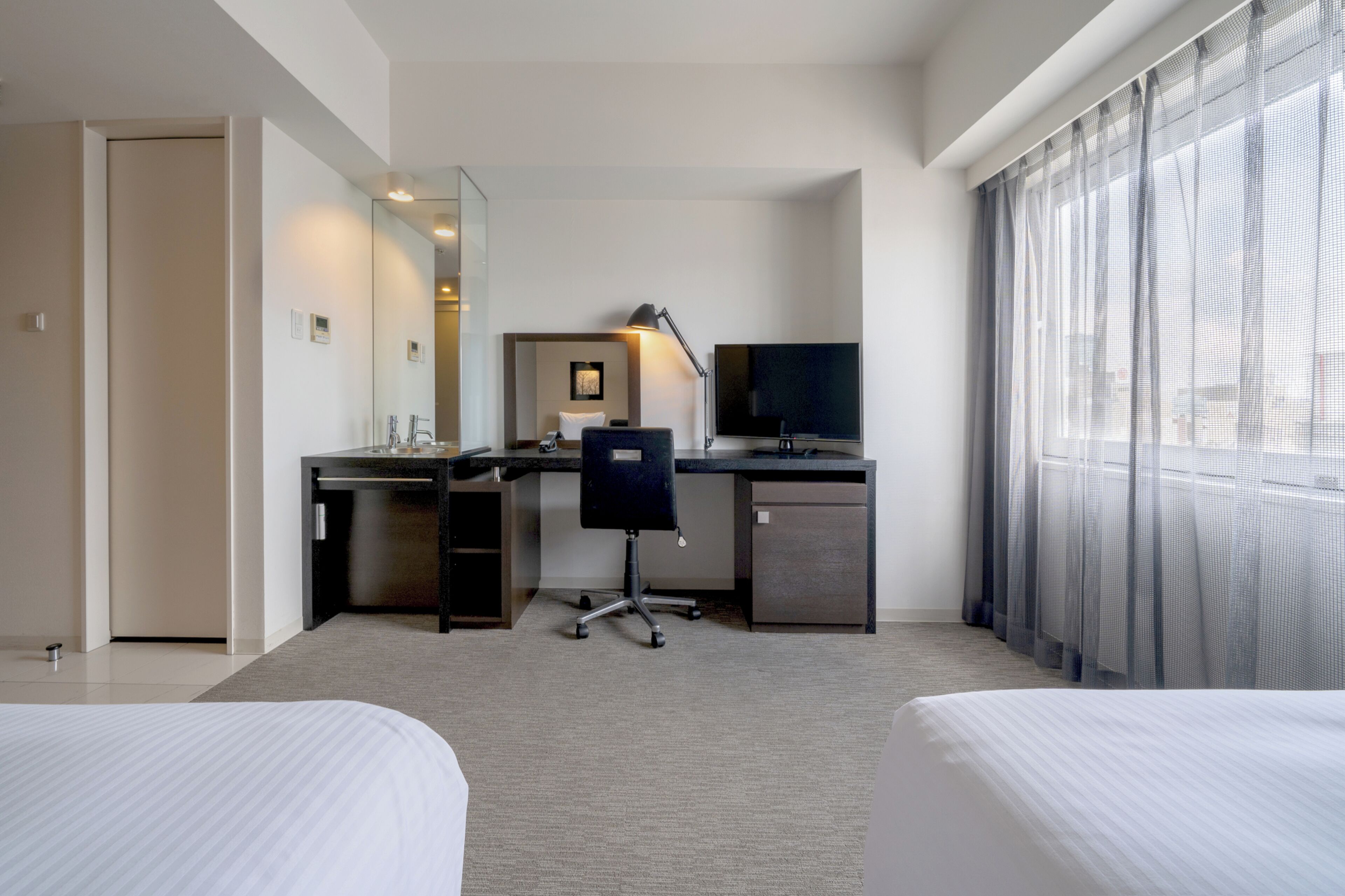 双床房, 无烟房 | 办公桌、熨斗/熨板、免费 WiFi、床单