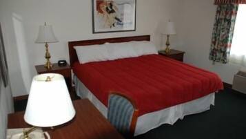 Desk, blackout curtains, iron/ironing board, rollaway beds