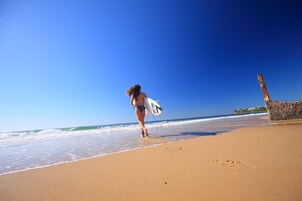 Beach nearby, scuba diving