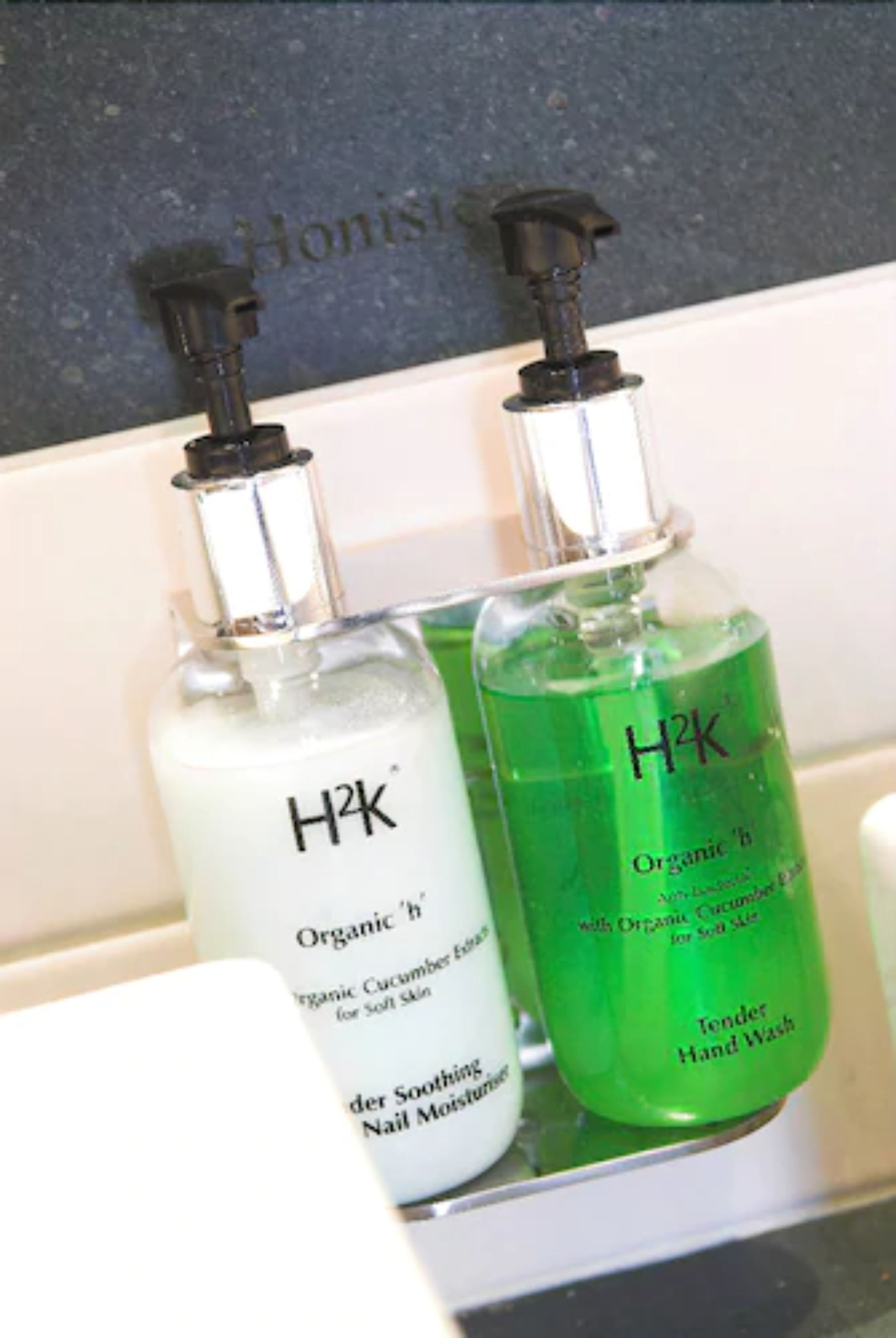 free toiletries, hair dryer, towels