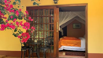 Casa de campo junior (Pool Cottage Right) | 1 dormitorio, sábanas de algodón egipcio, ropa de cama de alta calidad