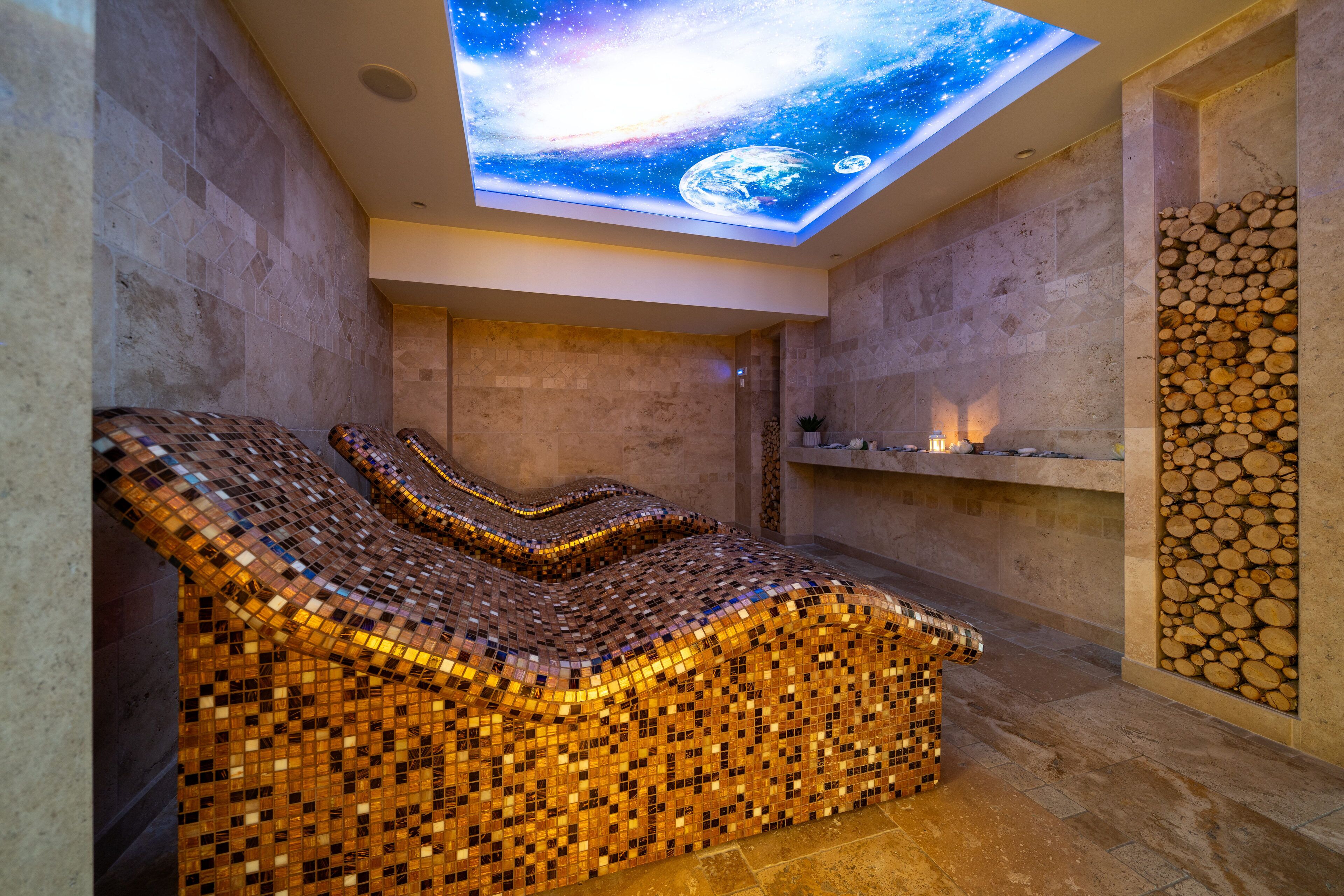 turkish bath/hammam, aromatherapy, hot stone massages
