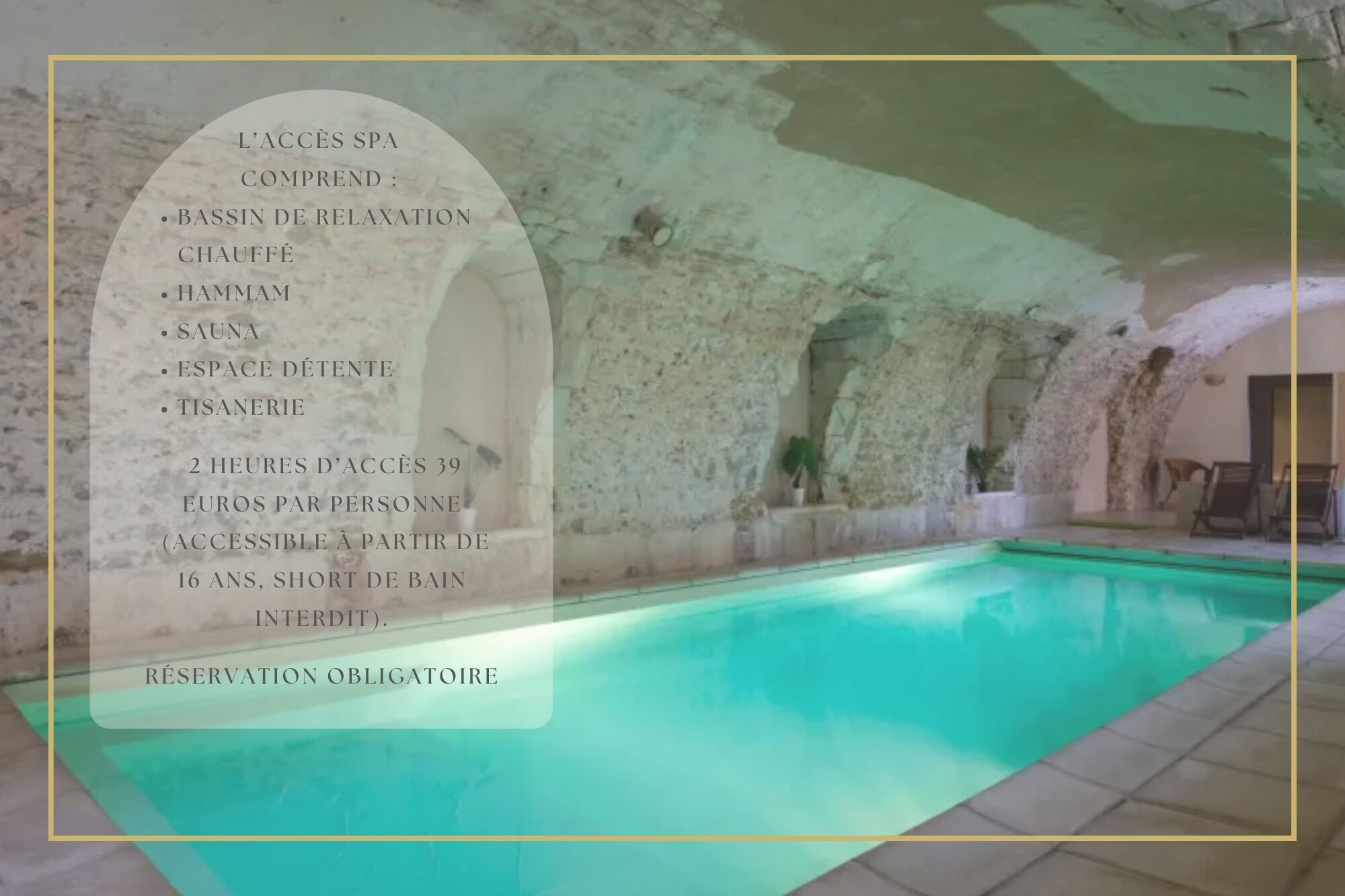 Couples treatment rooms, sauna, hot tub, steam room, body treatments