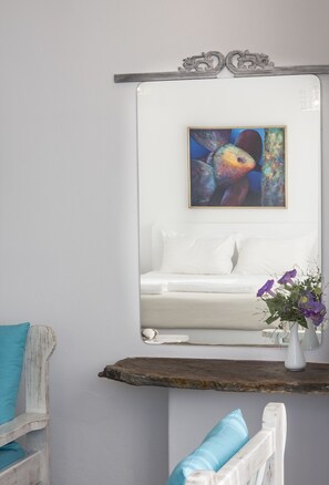 Deluxe Suite, Sea View | Living area - Scorpios Hotel & Suites (Samos)