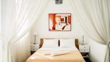 Apartamento clásico, 1 cama doble | 1 dormitorio, sábanas de algodón egipcio, colchones Select Comfort