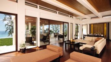 40-inch LCD TV with satellite channels, TV, DVD player