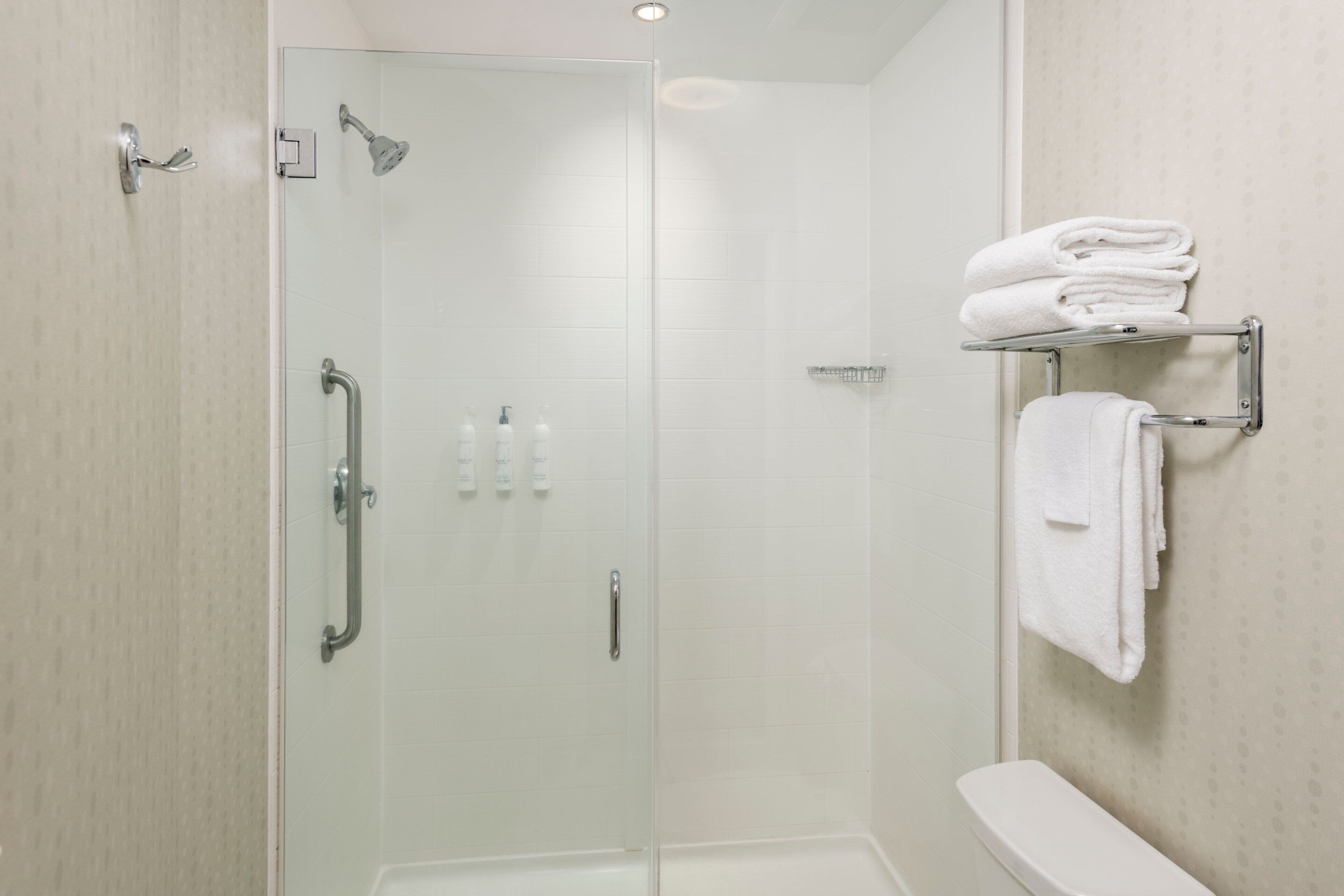 studio, 1 king bed with sofa bed, non smoking | bathroom | free toiletries, hair dryer, towels, soap