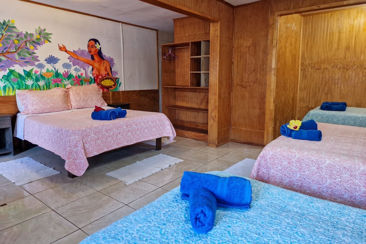 1 chambre, literie de qualité supérieure, couette en duvet d'oie