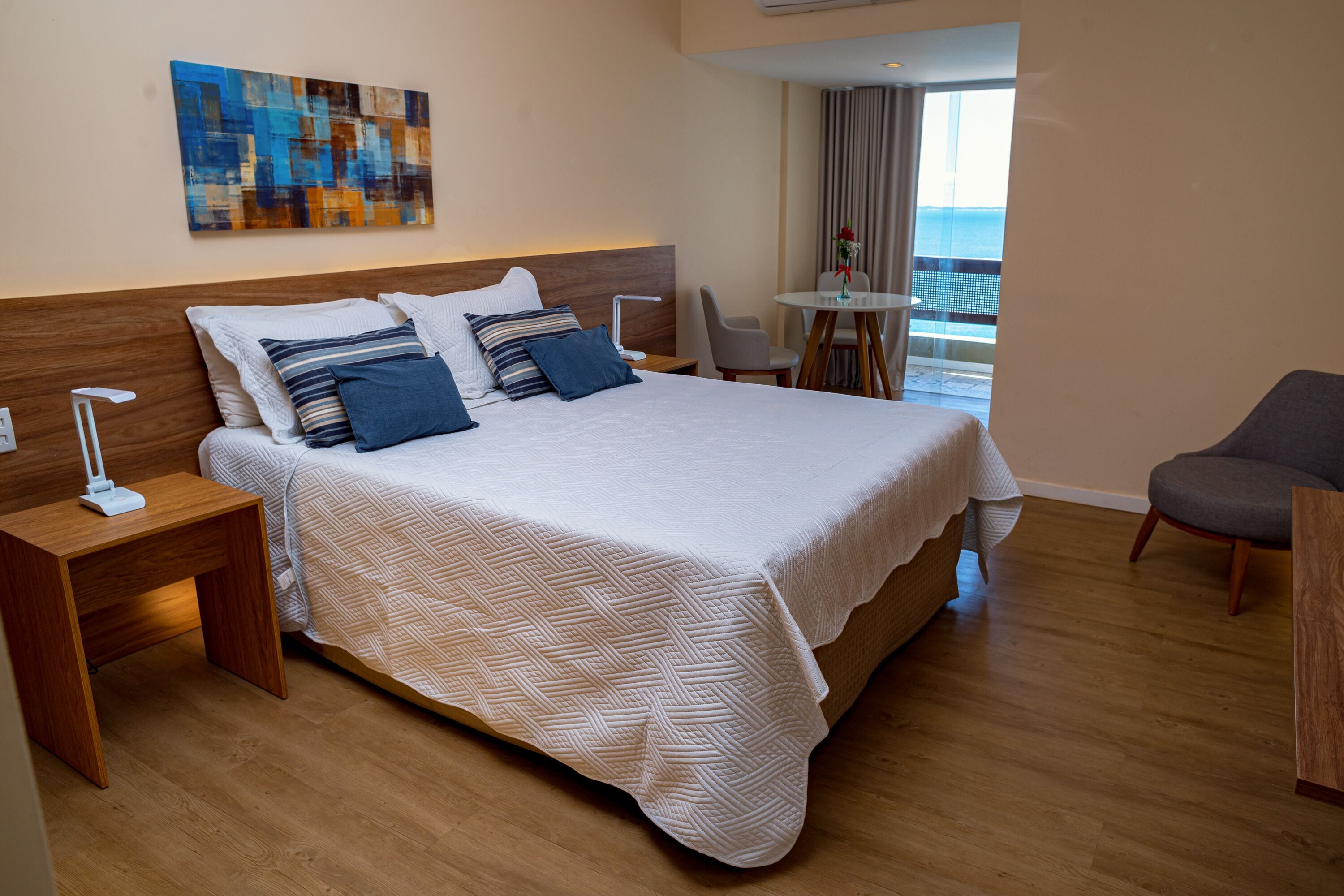 Luxo Vista Mar Casal | In-room safe, free WiFi, bed sheets