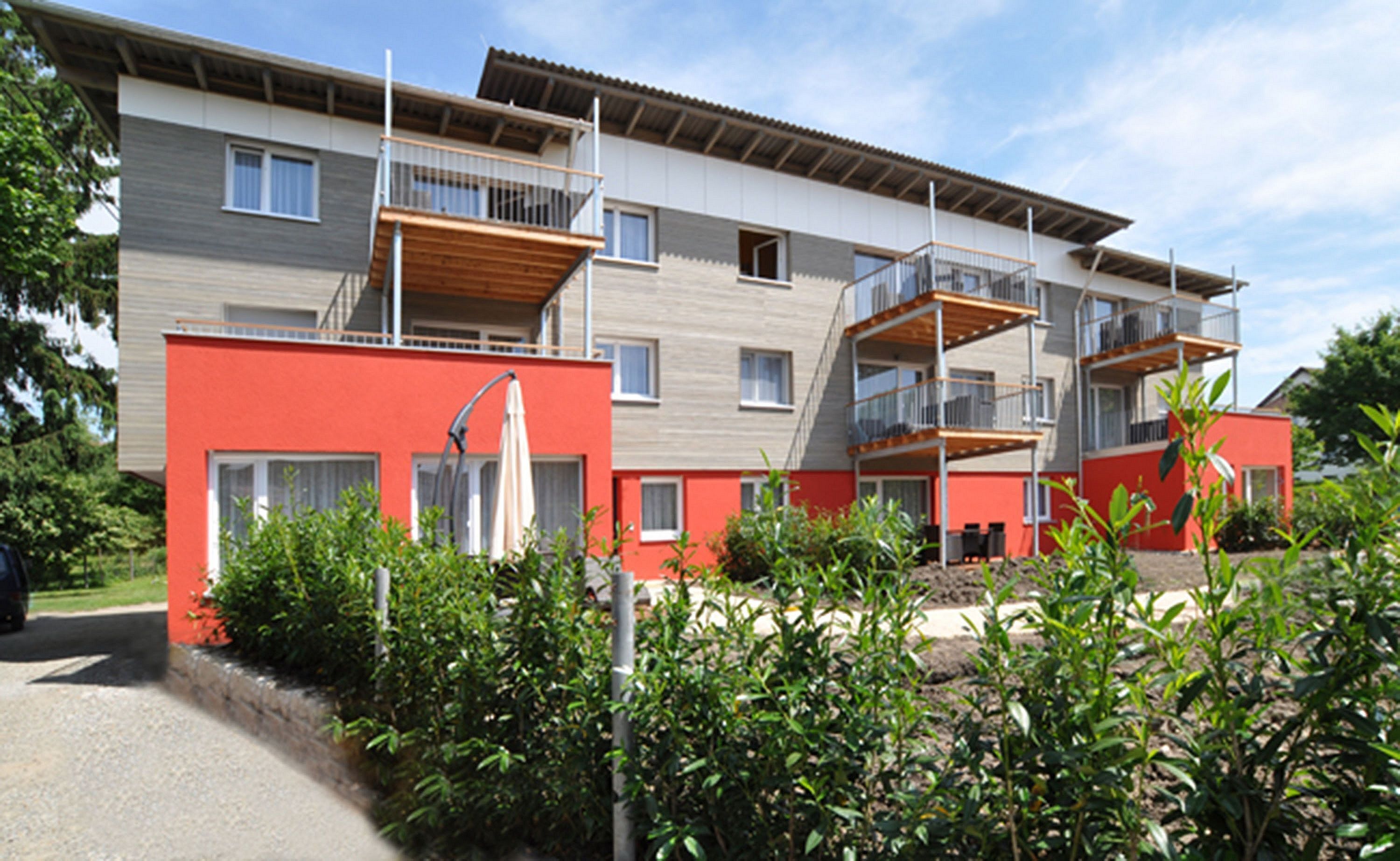 Fassade der Unterkunft