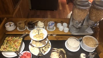 Free buffet breakfast