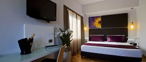 Junior-Suite (St. Peter View) | 1 Schlafzimmer, hochwertige Bettwaren, Minibar, Zimmersafe