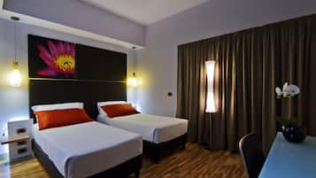 Premium bedding, minibar, in-room safe, desk