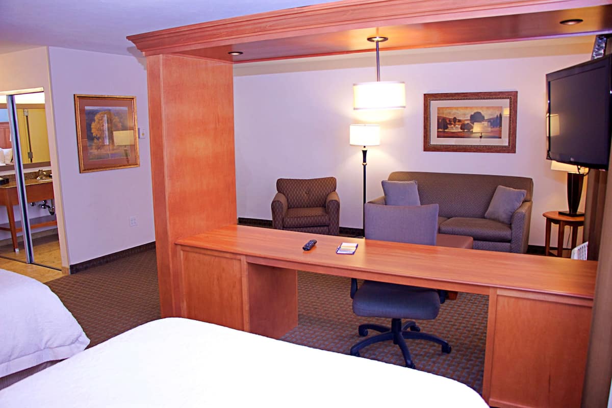 Suite, 2 Queen Beds, Non Smoking | In-room safe, free rollaway beds, free WiFi, bed sheets