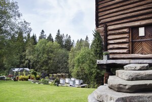 Udsigt fra overnatningsstedet