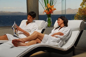 Sauna, hot tub, body treatments, hydrotherapy, aromatherapy, facials