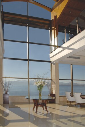 Sitteområde i lobbyen