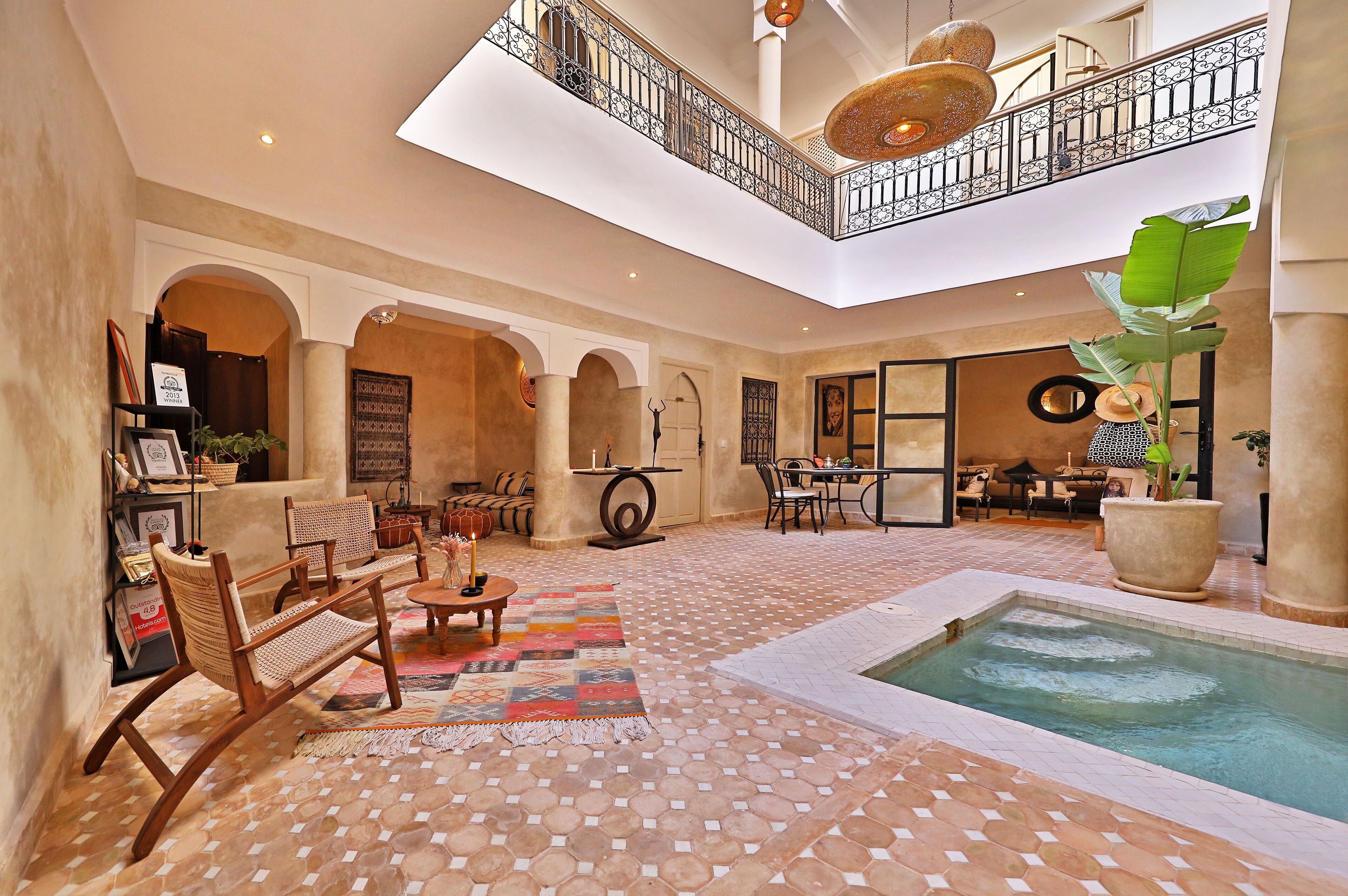Lobby sitting area