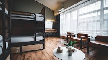 Bed in Female Dorm Ensuite | Iron/ironing board, free WiFi, bed sheets, wheelchair access