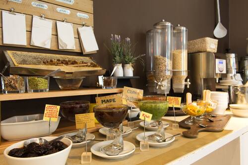 Daily cooked-to-order breakfast for a fee