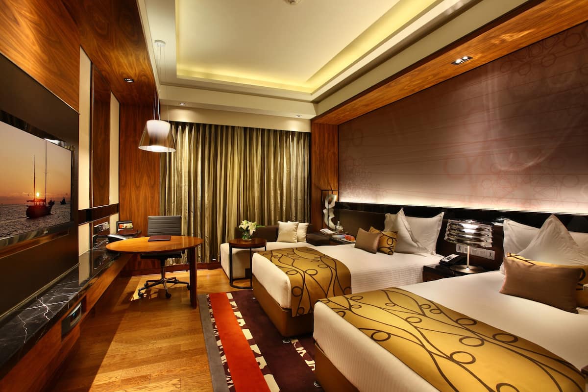 Down comforters, memory foam beds, minibar, in-room safe