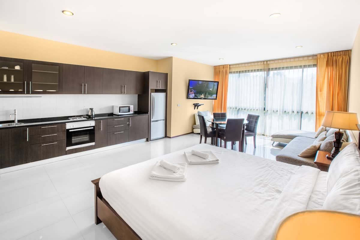 In-room safe, desk, blackout curtains, iron/ironing board