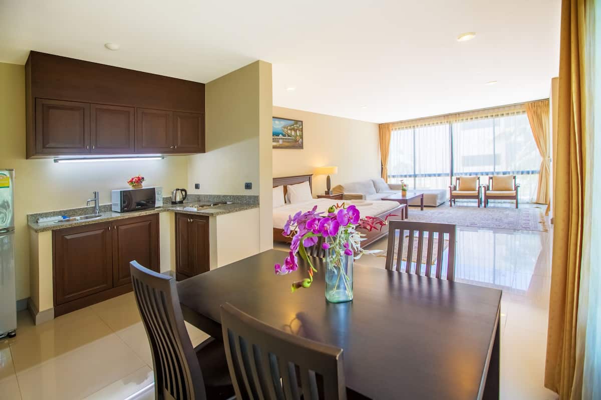 In-room safe, desk, blackout curtains, iron/ironing board