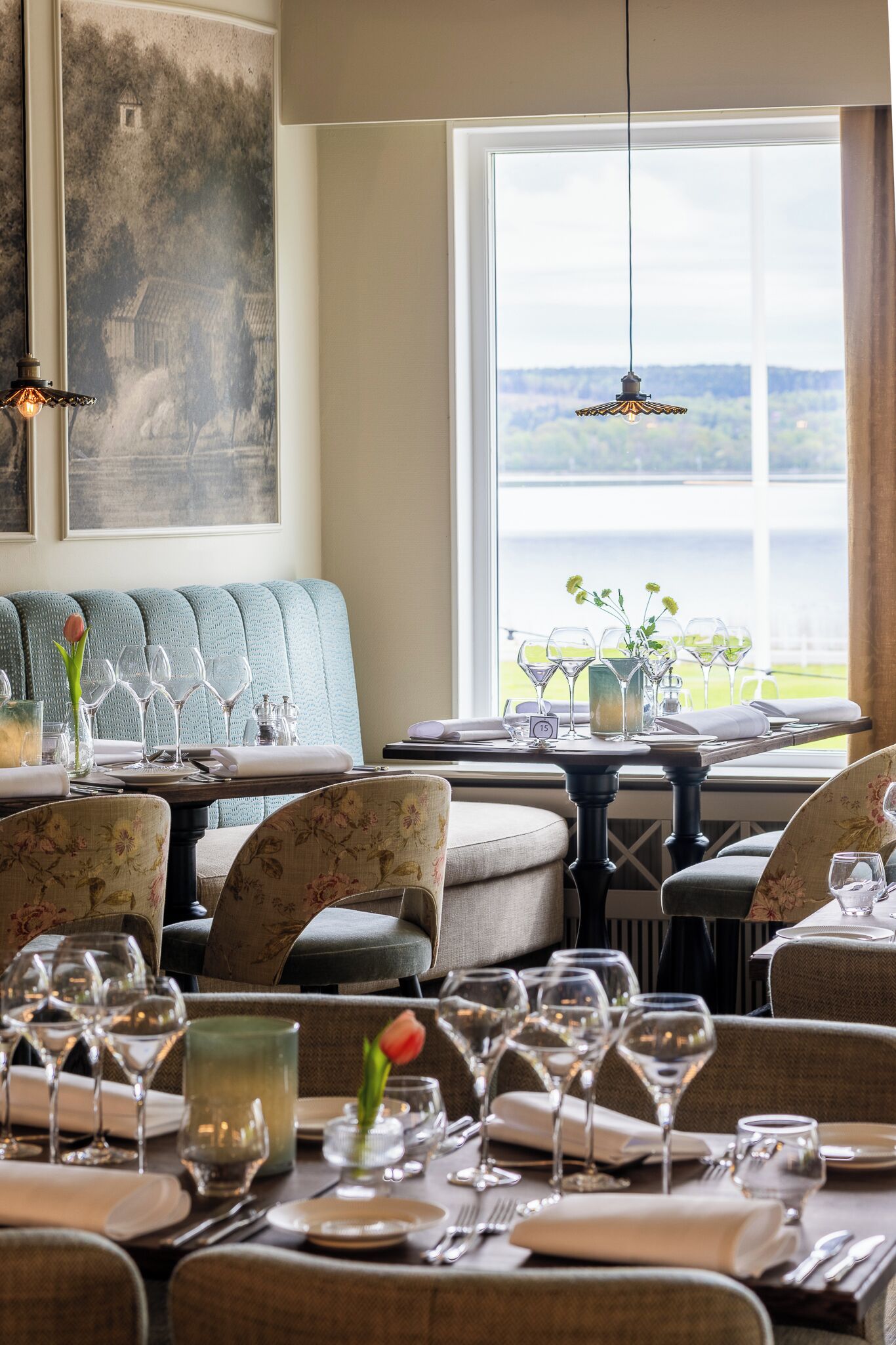 Der serveres morgenmad, frokost og aftensmad