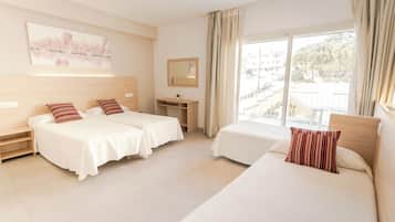 Quadruple Room, Balcony | Minibar, in-room safe, desk, free WiFi