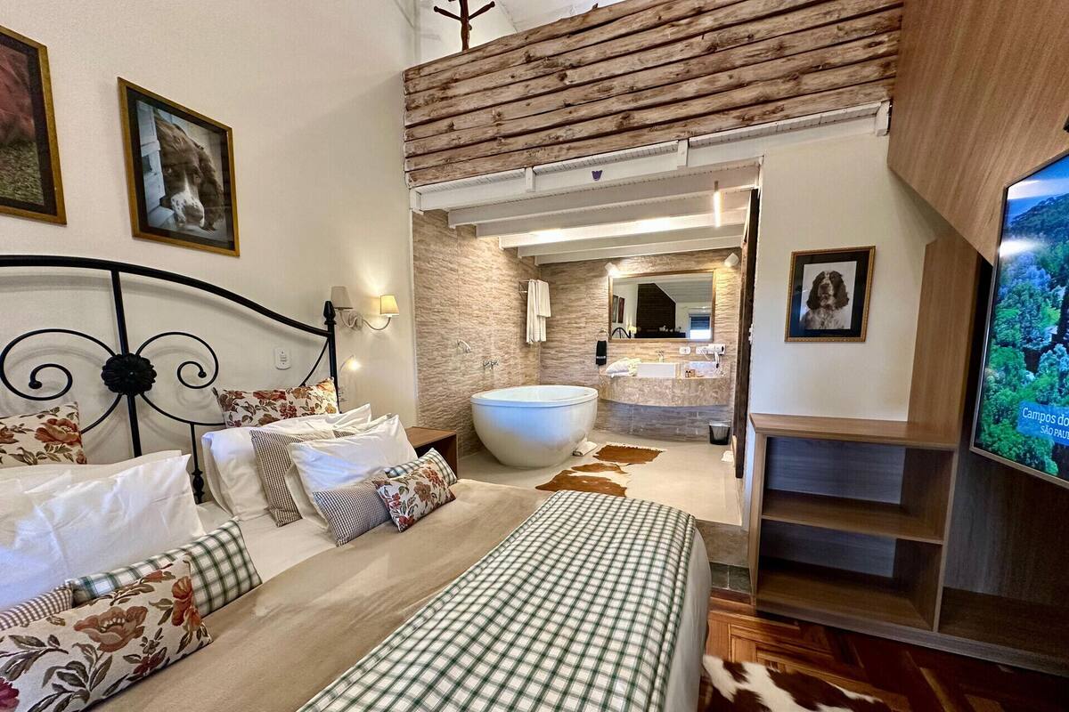 1 bedroom, premium bedding, down comforters, individually decorated