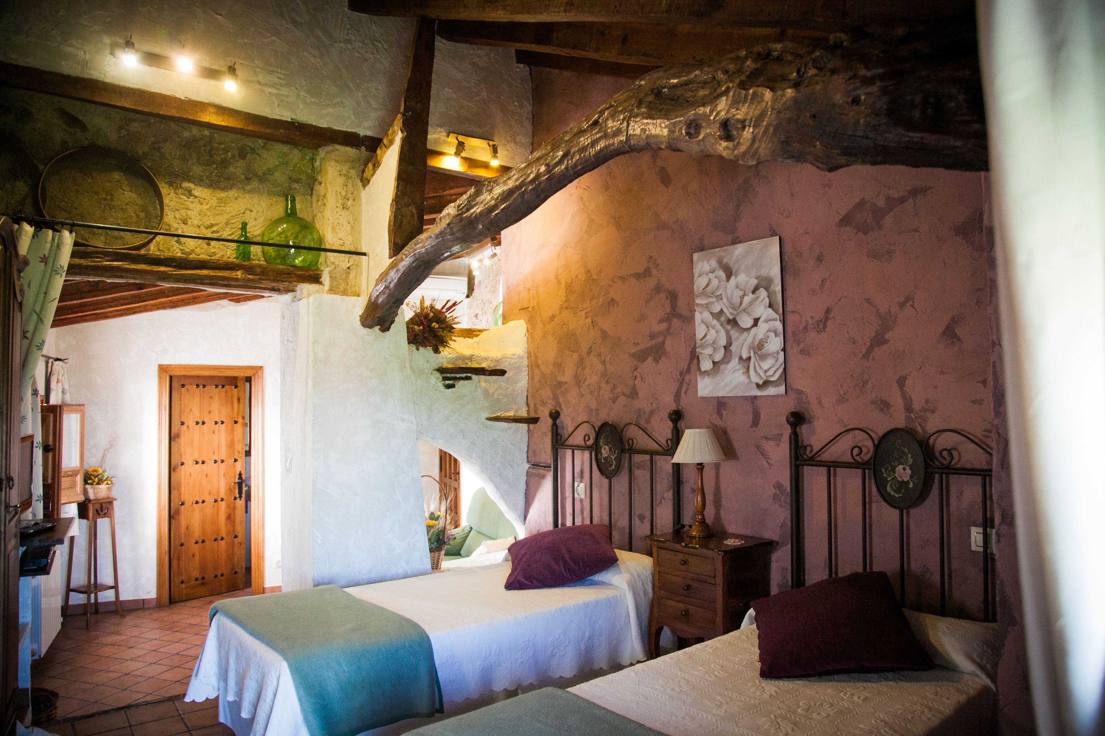 Suite | Memory foam beds, individually decorated, individually furnished, desk