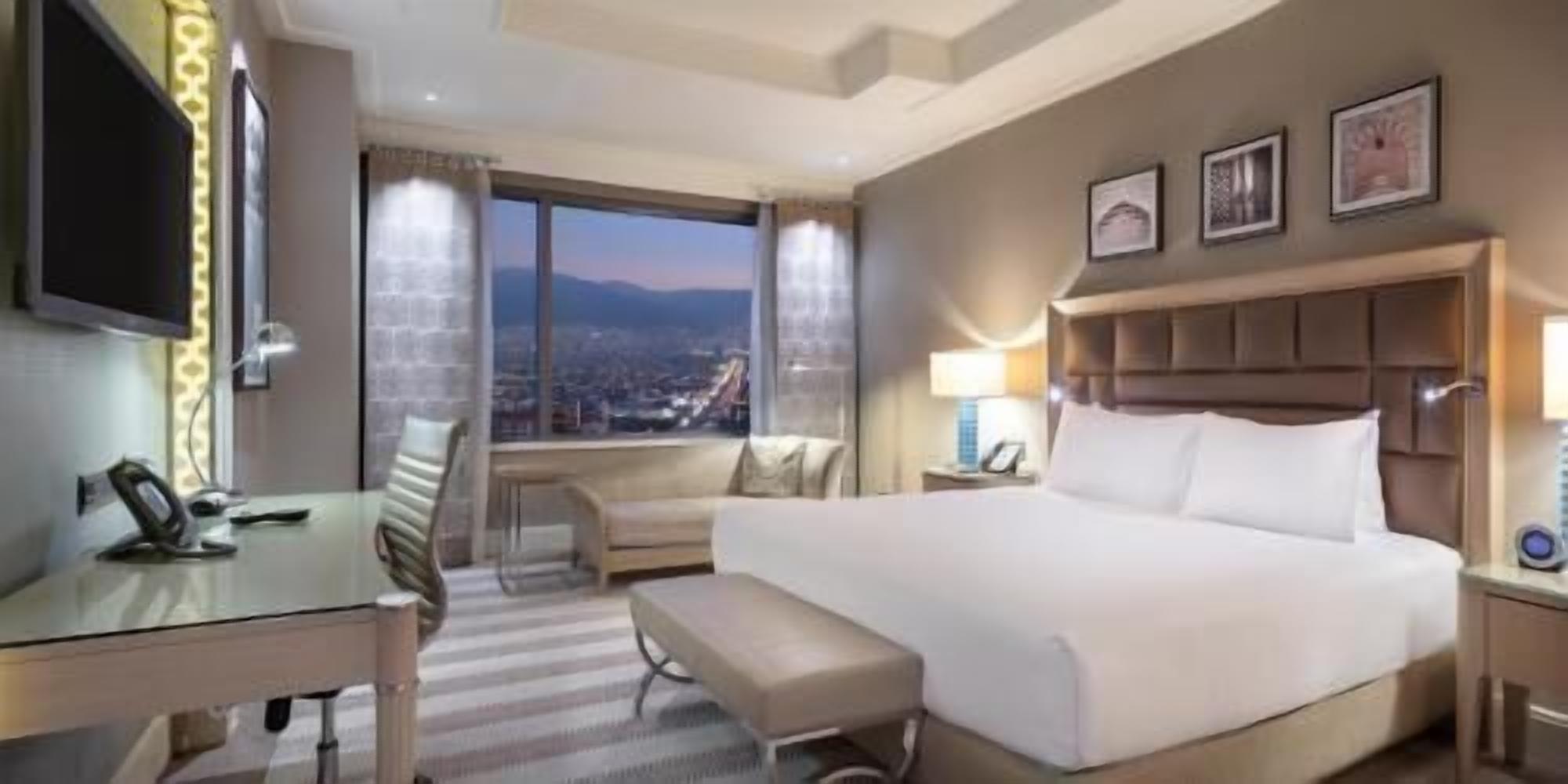 Premium bedding, in-room safe, desk, soundproofing