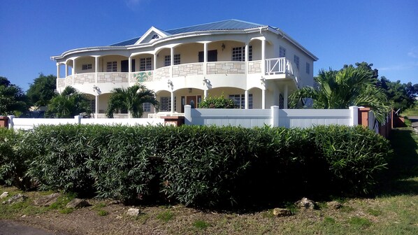 Blick von der Unterkunft