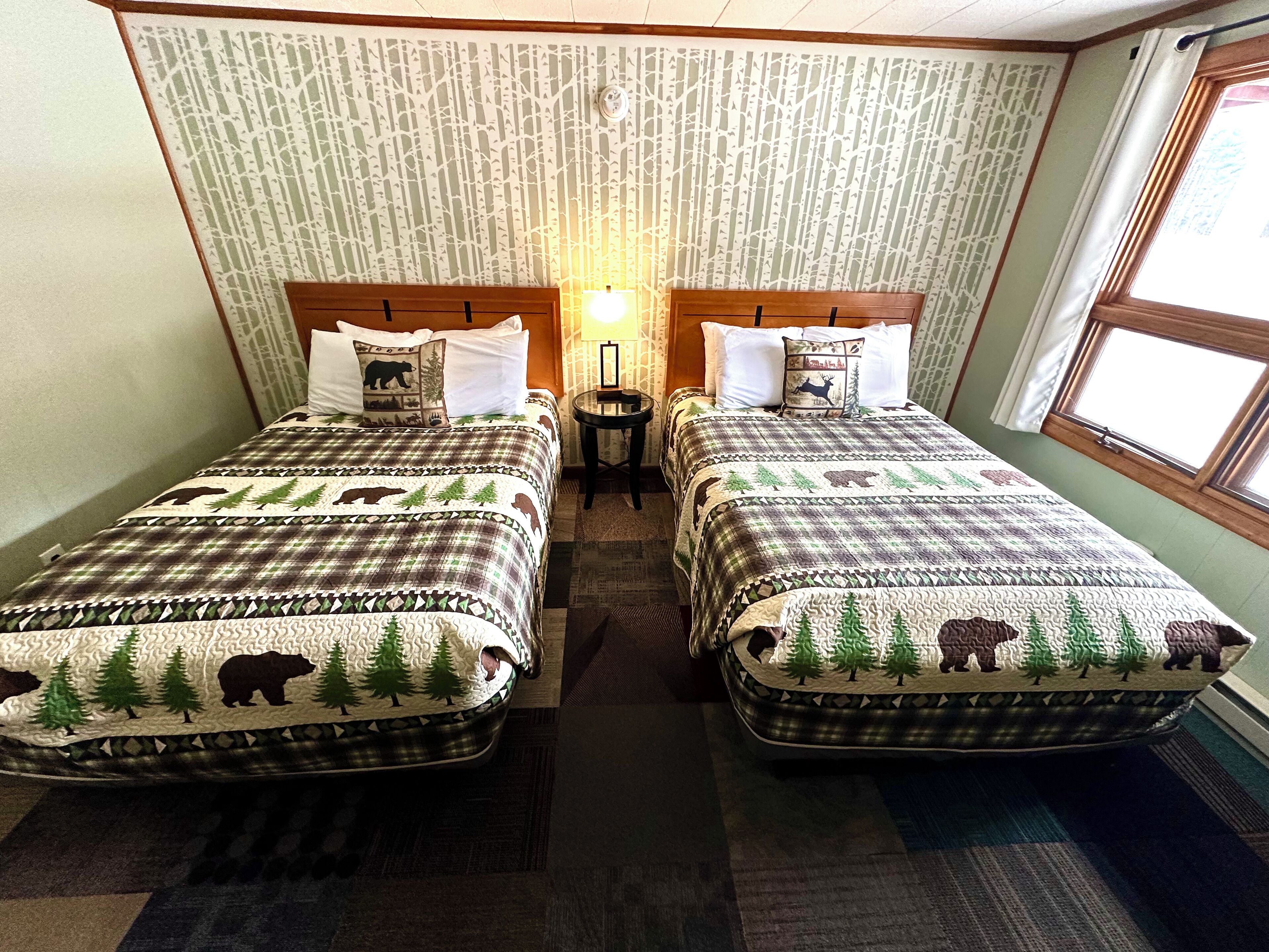 Motel - Double  | Blackout drapes, iron/ironing board, cribs/infant beds, rollaway beds