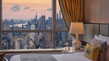 Deluxe Room, 1 King Bed (View) | Premium bedding, minibar, in-room safe, individually decorated