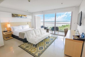 Premium bedding, minibar, in-room safe, desk