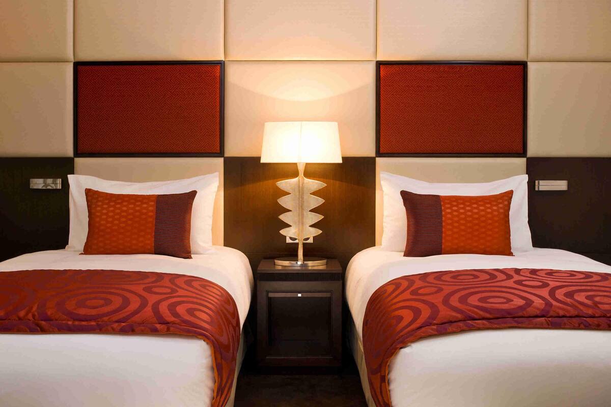 superior room, 2 single beds, balcony | egyptian cotton sheets, premium bedding, down duvets, minibar