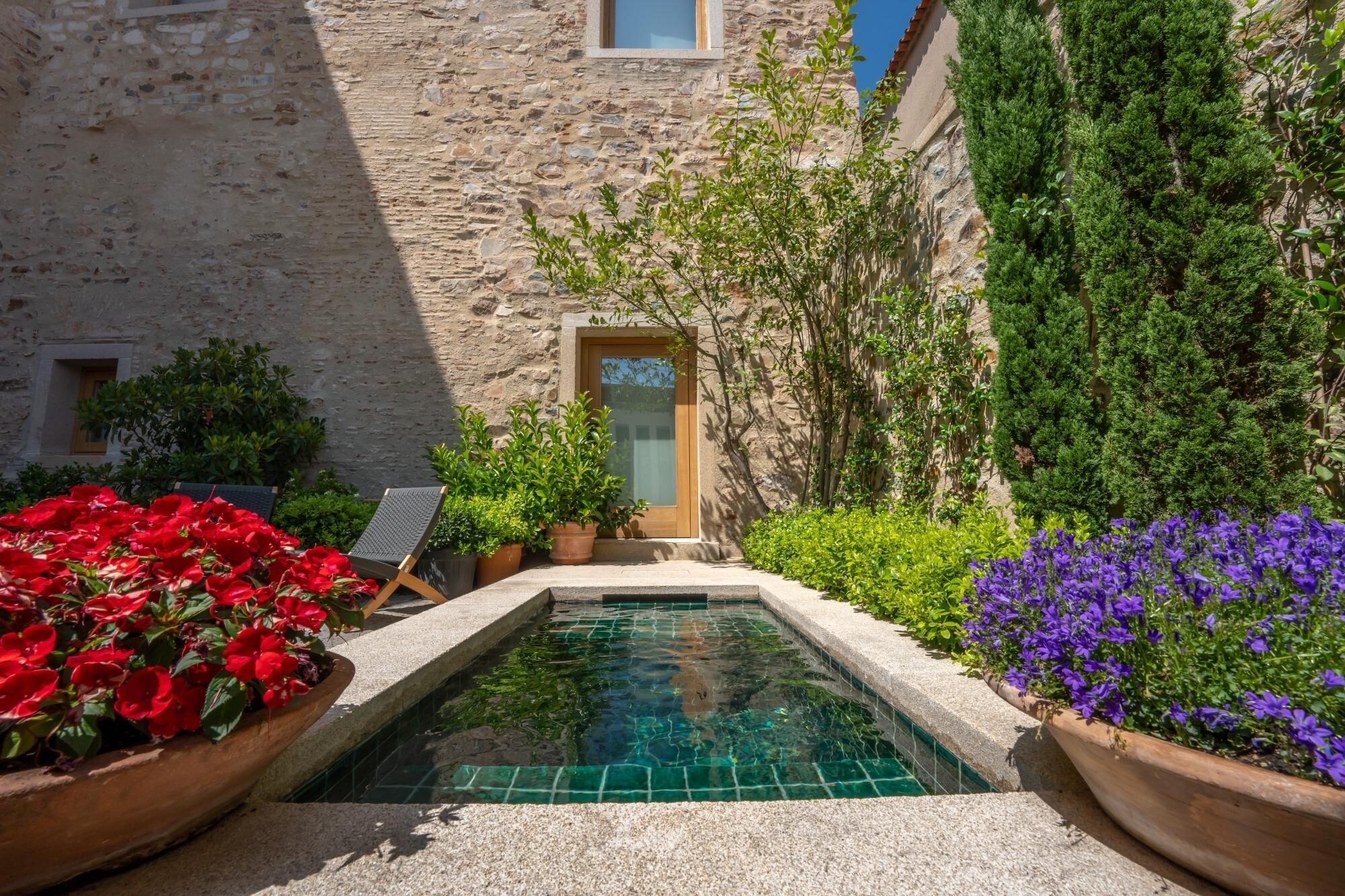 Blick auf den Garten