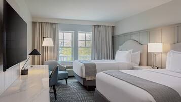 1 bedroom, desk, laptop workspace, iron/ironing board