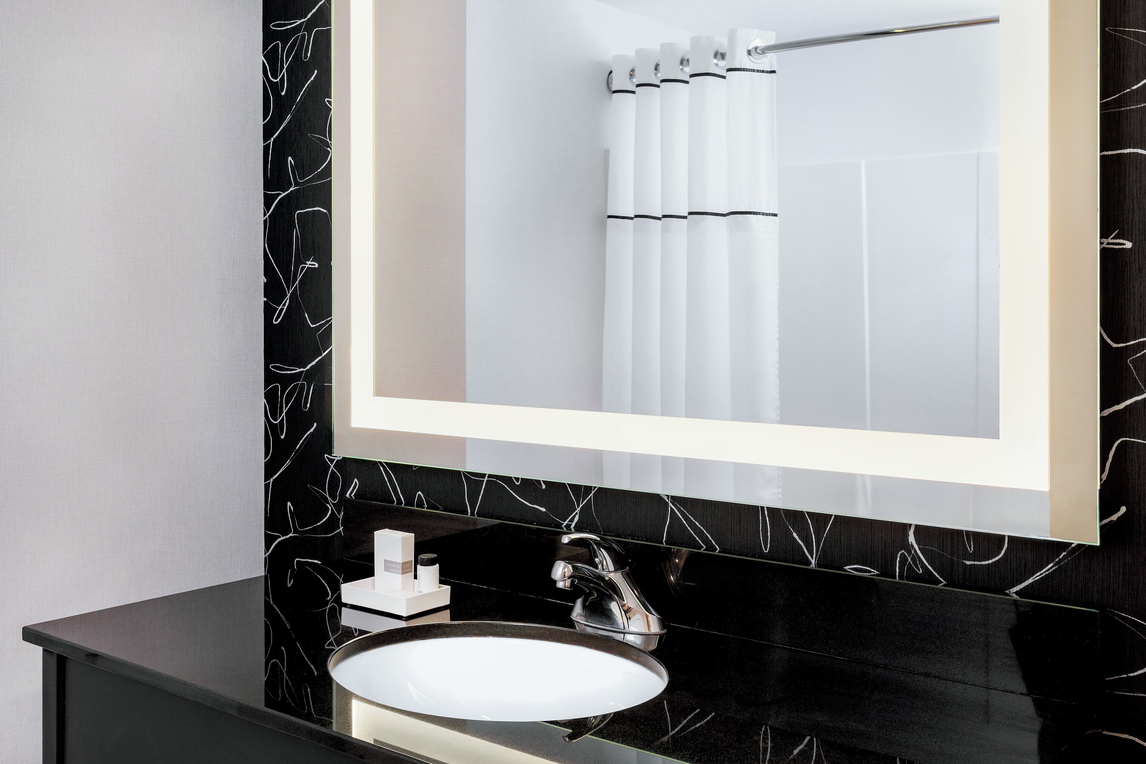 free toiletries, hair dryer, towels