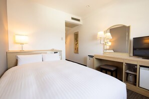 Economy Double Room, Non Smoking | Desk, iron/ironing board, free WiFi, bed sheets - Tottori Washington Hotel Plaza (Tottori)
