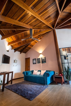 Deluxe Apartment, 1 Queen Bed with Sofa bed | Living area