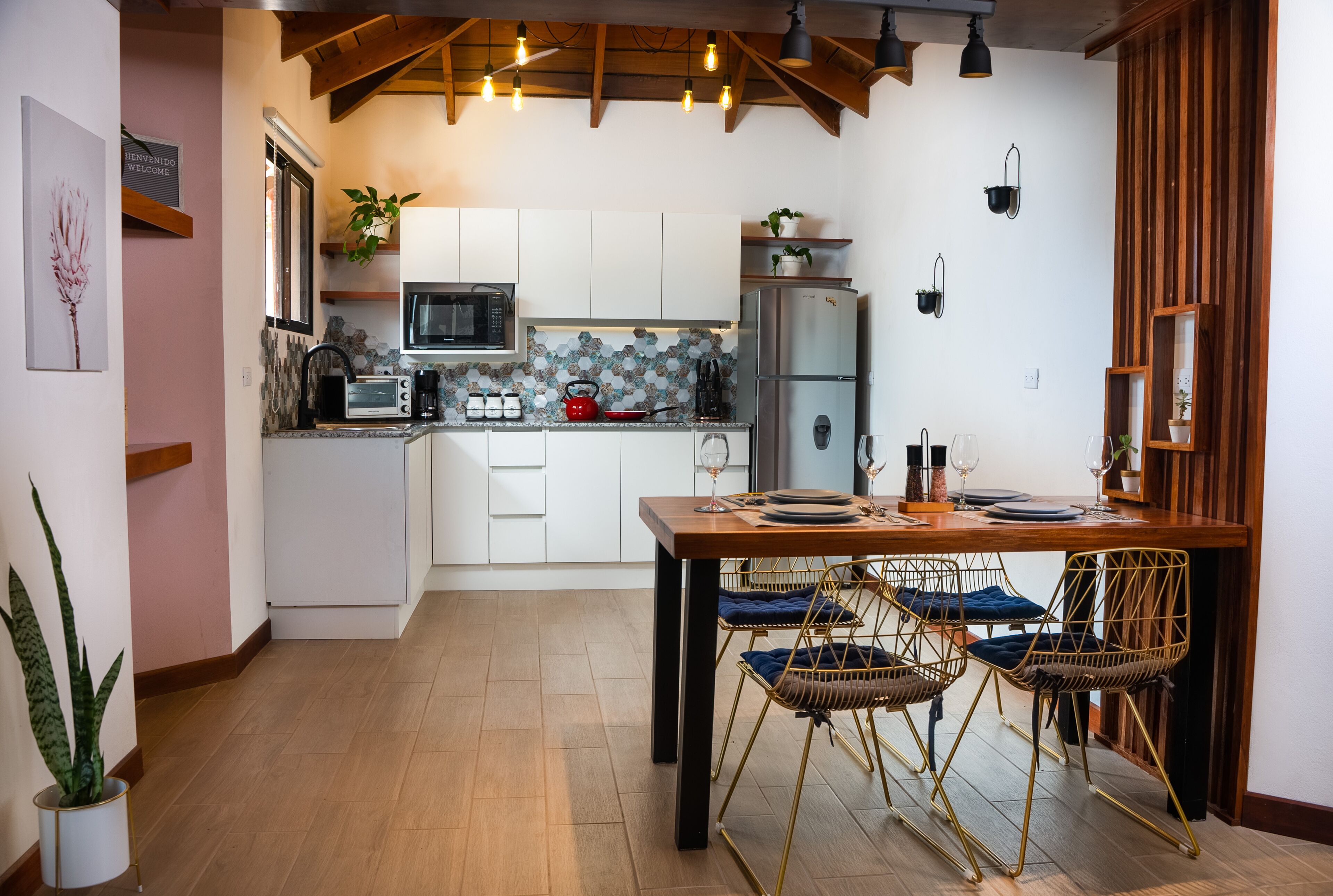 Departamento Deluxe, 1 cama Queen size y sofá cama | Cocina privada