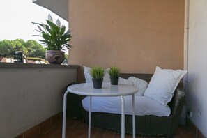 Junior Suite, 1 Bedroom, City View | Balcony view