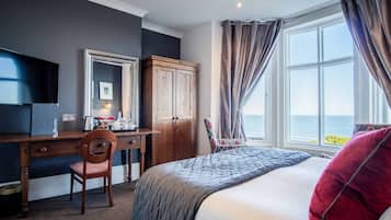 Habitación doble Deluxe, baño en la habitación, vista al mar | 1 habitación