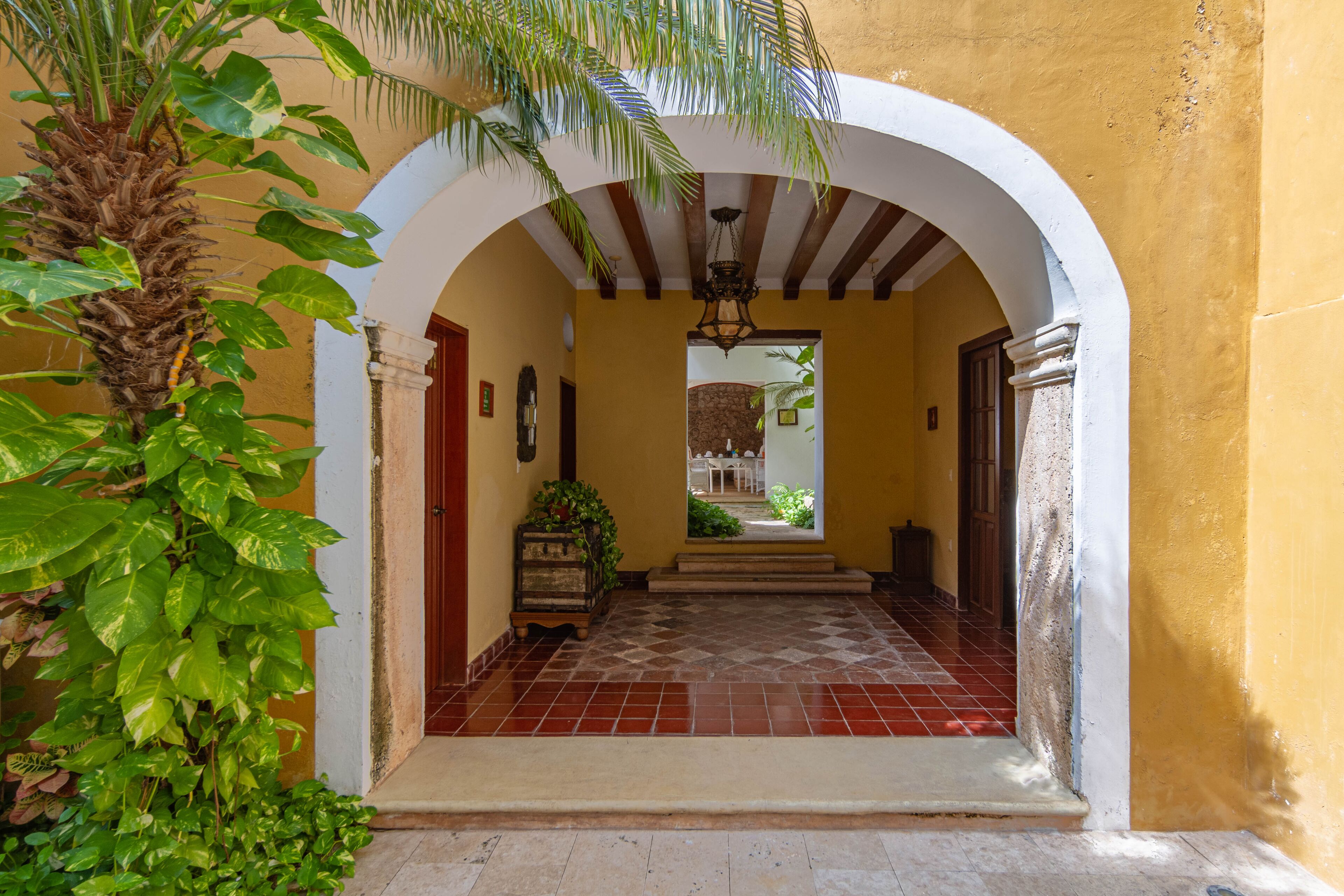 Entrada de la propiedad