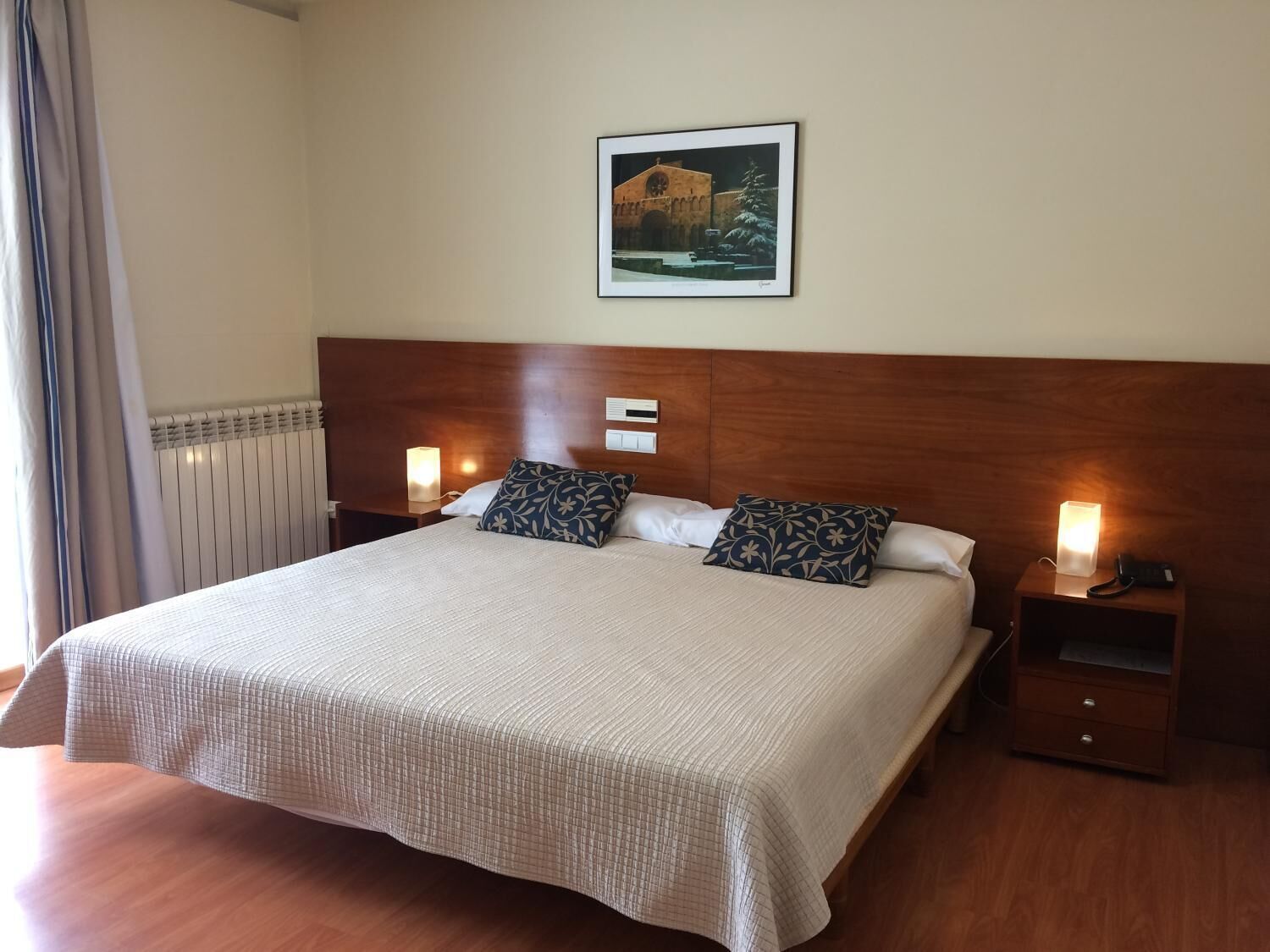 double or twin room | desk, blackout curtains, free wifi, bed sheets
