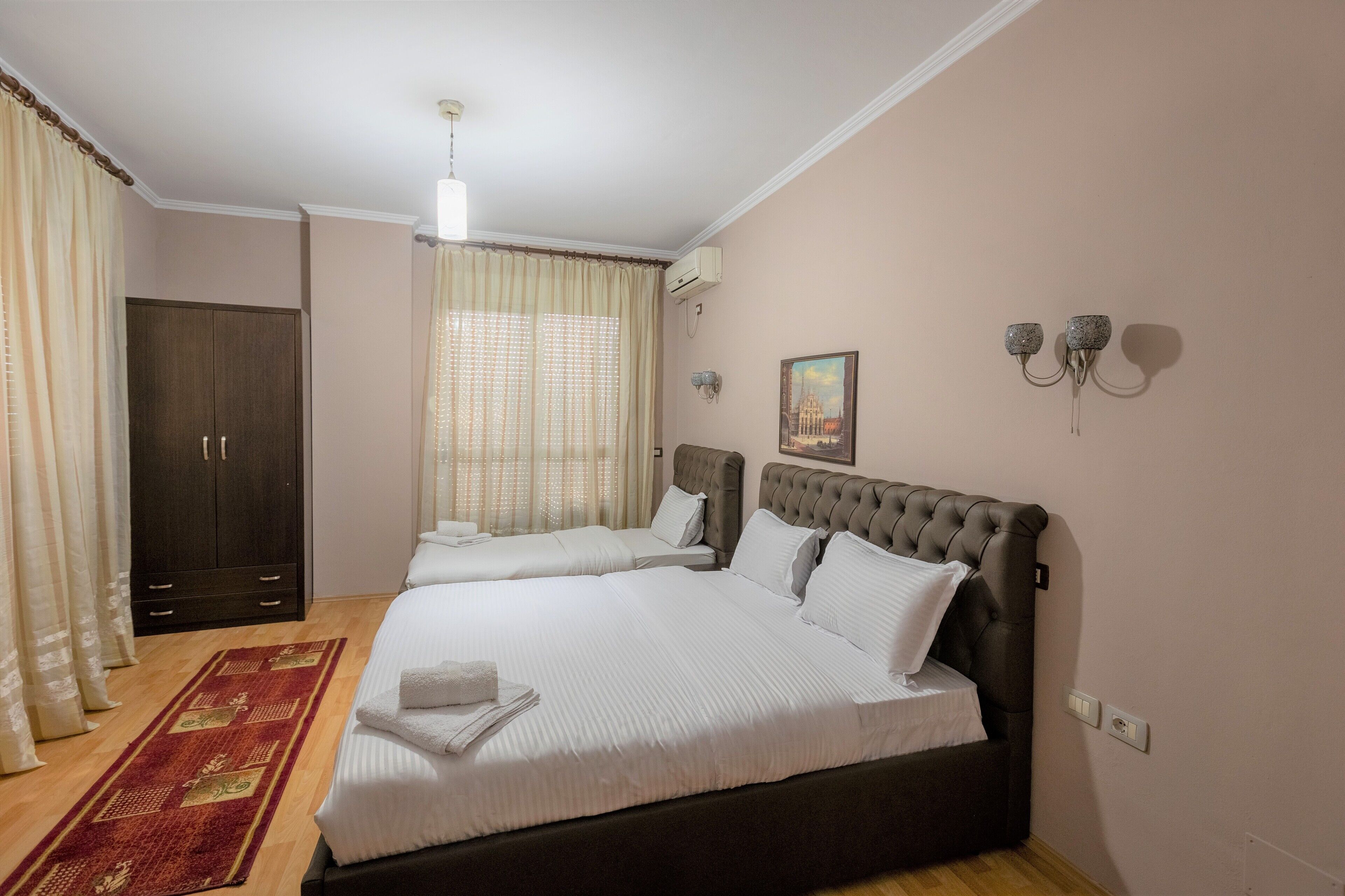 standard triple room, multiple beds | premium bedding, desk, free wifi, bed sheets