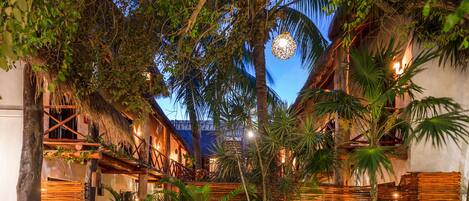 Front of property - evening/night