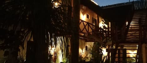 Front of property - evening/night